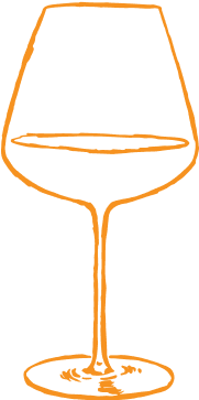 Illustration of a wine glass