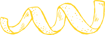 Illustration of a slice of orange